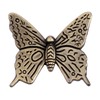 5Pcs Vintage Butterfly Cupboard Door Knobs Cabinet Handles Furniture Chest