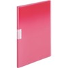 Kokuyo file clear. Book Motte A4 20 Sheets Pocket Pink