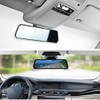 CAMECHO 9.66" Mirror Dash Cam Rear View Mirror Camera Front