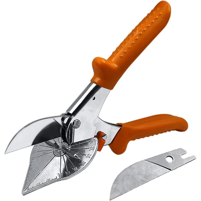 HOHXEN Multifunction Trunking Scissors, 45°-135° Multi-Angle Mitre Scissors, Quarter Round