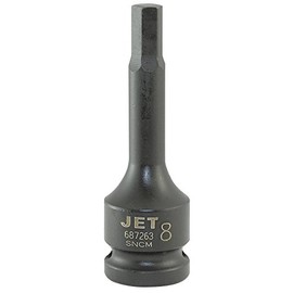 JET 687269-1/2-Inch Drive, 14mm, Hex Bit, 3" Length, Metric Impact Socket