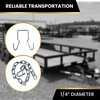 Rizz-Man Manufacturing Trailer Safety Chain (Pair) with Safety Hook &
