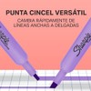 Sharpie® Tank Resaltador/Marcador de Texto, Punta Cincel/Biselada, Surtidos, 4 Piezas,