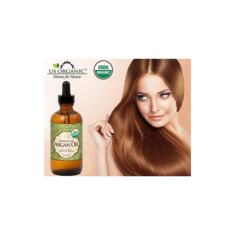 US Organic Aceite de Argán Marroquí, 115 ml