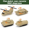 XDUOYJOY Army Toys, Military Airplane Tank Toy Sets with 13
