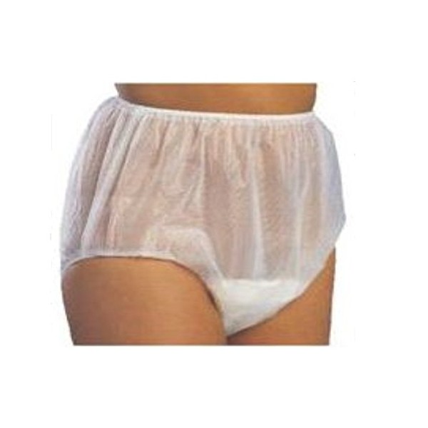 Soft, Medical Grade, protective incontinence pants. Cloudy White Colour. Reuseable,
