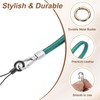 sourcing map Smooth Leather Wristlet Strap, Prevent Drop Wrist Lanyard