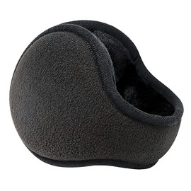 PALAME Earmuffs, Ear Warmers, For Winter, Cold Protection, Ultra Warm, Thick Boa, Up to 15.7 inches (40 cm), 360° Folding, Ultra Lightweight, Anti-Slip, Ear Cover, Adjustable, Stylish, Back Arm Type, Compact, Commuting to Work or School, Unisex, Solid - 