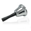 OFKPO Hand Reception Desk Metal Bell, Hand Service Calling Bell-Sliver