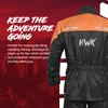 HWK Motorcycle Rain Suit for Men and Women, Two-Piece Waterproof