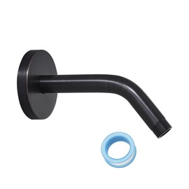 Wall Mounted Shower Arm Extension Head Holder Stainless Stee for Elbow Bathroom Accessories Pipe Bath Tube Oil Rubbed Bronze,SW-RD91018-6-ORB.