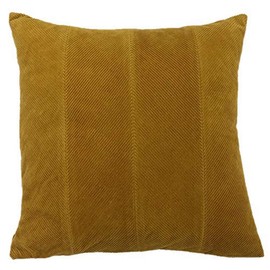 Furn Jagger Cushion Cover-Cotton-Ochre Yellow-45 x 45cm (18" x 18" inches)