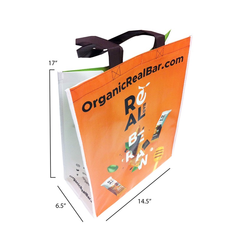 Organic Real Bar - 6 (Reusable Shopping Grocery Eco Friendly