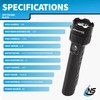 Nightstick XPP-5422BA Intrinsically Safe Dual-Light ATEX Zone 0 Flashlight, 3