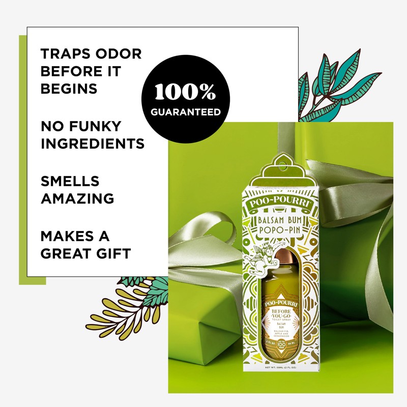 Poo-Pourri 2oz - Holiday Balsam Bum
