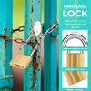 KAWAHA 81/40L-1P Long Shackle Keyed Padlock (Waterproof, Solid Brass Lock)
