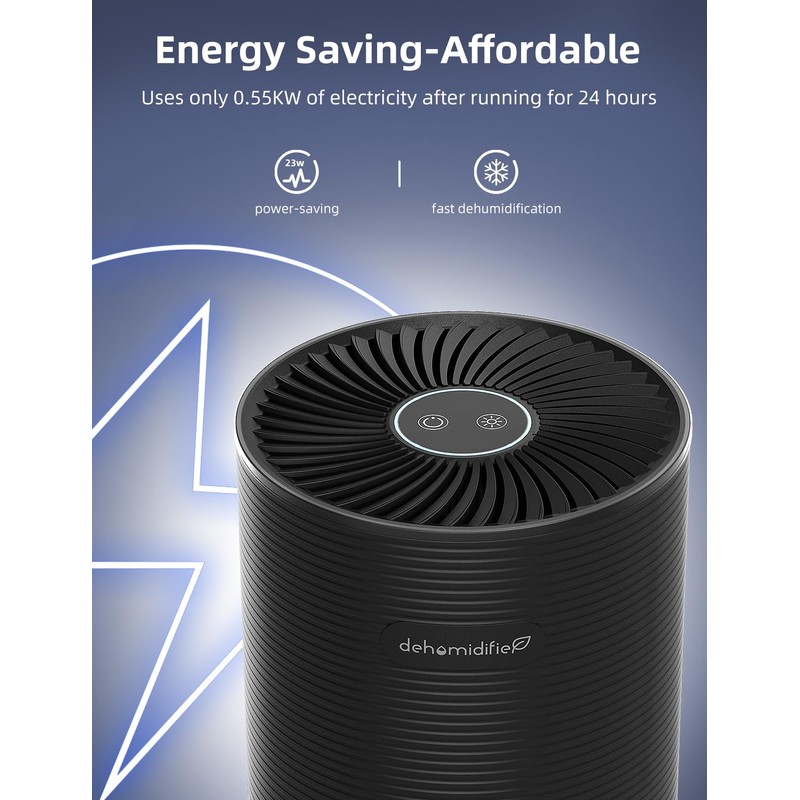 SANVINDER Dehumidifiers for Home, 25oz Dehumidifier for Bedroom with Auto-off,