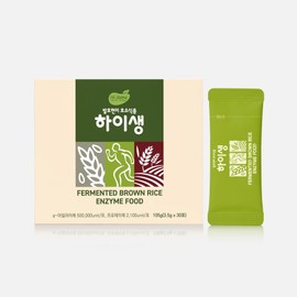 Hi Saeng Fermented brown rice enzyme high raw 30 sachets / 발효현미효소 하이생 30포X1개 / 장 소화 건강 국내산 무농약 곡물발효 특허기술 유산균
