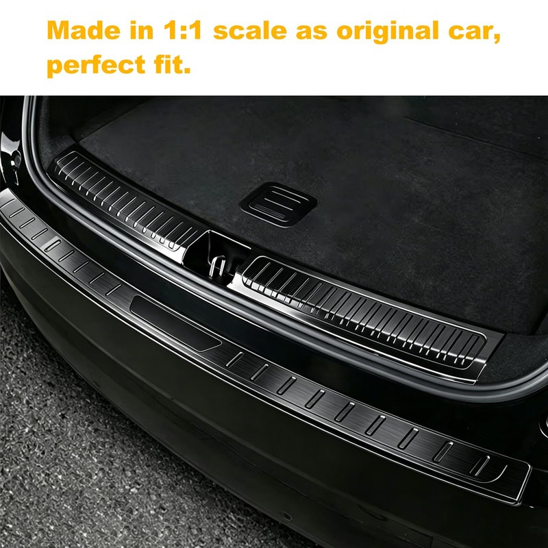 304 Stainless Steel Rear Bumper Protector for 2026-2027 Toyota RAV4