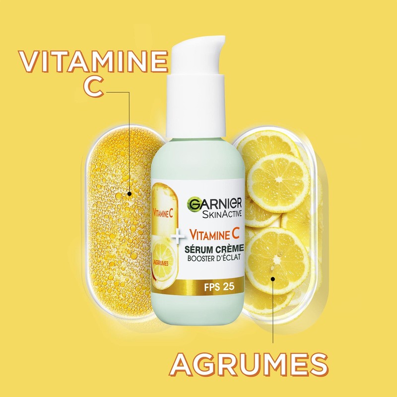 Garnier - 2-in-1 Cream Serum - Moisture & Shine -
