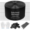 Solar Panel Bird Mesh Kit 6in x 100ft，Bird Deterrent PVC