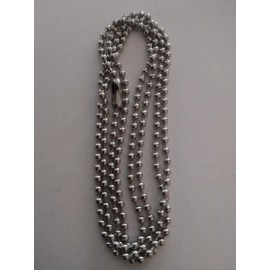 Silver Tone 18" Necklace Pull Chain