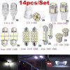 zoo3026 14Pcs LED Car Interior Light Package Kit for Dome