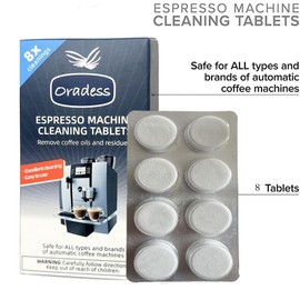 Coffee Machine Cleaning Tablets, 8 Count, for Breville, Nespresso and More Espresso Machines