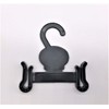 NAHANCO Plastic Sandal Hangers - 3 7/8", Black - 100