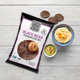 Food Should Taste Good Tortilla Chips Gluten Free non-GMO Black Bean Multigrain 5.5 oz Bag
