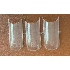 Straight Polygel Dual Clear Wide Toe Nail Forms for Poly Gel Extensions, Larger Flat Full Cover Molds for French Toenail, Press on Toenails for Women Extensions Home DIY Nail Salon 150PCS 15Sizes