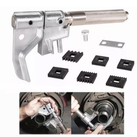 TEXVOKIE 7402 Universal External Thread Chaser and 202817 Metric Die Set (6 Dies) for Thread Repair Tool, Replacement for OTC 7402 and 202817