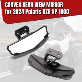 A & UTV PRO Rear View Mirror for Polaris RZR XP/XP4 1000 2024 Accessories, RZR Central Rearview Mirror for RZR XP 1000 2024 Convex Center Mirrors, Replace OEM #2883763.