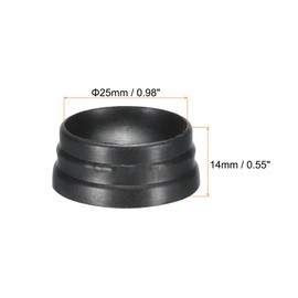 sourcing map Ball Stand Holders Displays Base Diameter 2.5cm Black for Crystal Ball Stone Pack of 10