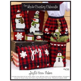 The Whole Country Caboodle Joyful Snow Flakes Pattern by The Whole Country Caboodle