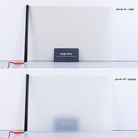 HOHOFILM HOHOFILM Electronic PDLC Smart Film A4 Sample PDLC Switchable Smart Film Electric Smart Glass Film 8x12in Sample