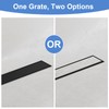 36-Inch Linear Shower Drain with Tile Insert Grate, SUS 304