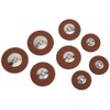 28pcs Multi Size Sax Leather Pads Replacement Set for Soprano