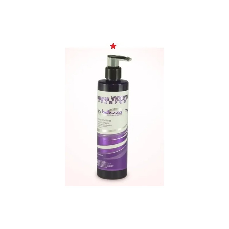 Shampoo Matizador Violeta Para El Cabello In Bellezza 300gr