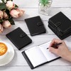 10pcs Leather Pocket Journal Bulk Mini Notebook with Pen Journal