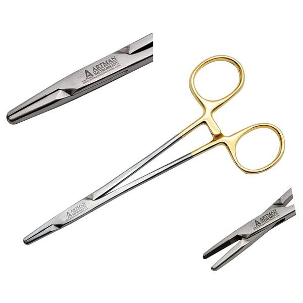 Mayo Hegar Needle Holder 6" Surgical Needle Driver with Tungsten
