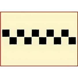 Checkerboard Border Stencil Template 8.5" x 1.7" Reusable Mylar Stencil for Painting, Quilting, DIY Crafts, Wall Accents, Furniture, and Fabric Projects – The Artful Stencil