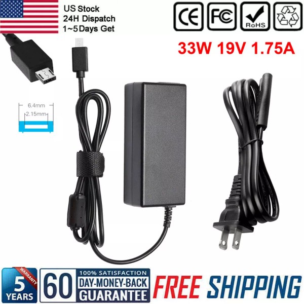 Unbranded/Generic 33W 19V 1.75A AC Adapter Charger For ASUS Eeebook