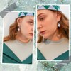 Beebeecraft 10Pcs 925 Sterling Silver Kidney Earring Hooks 20x9.5mm Long