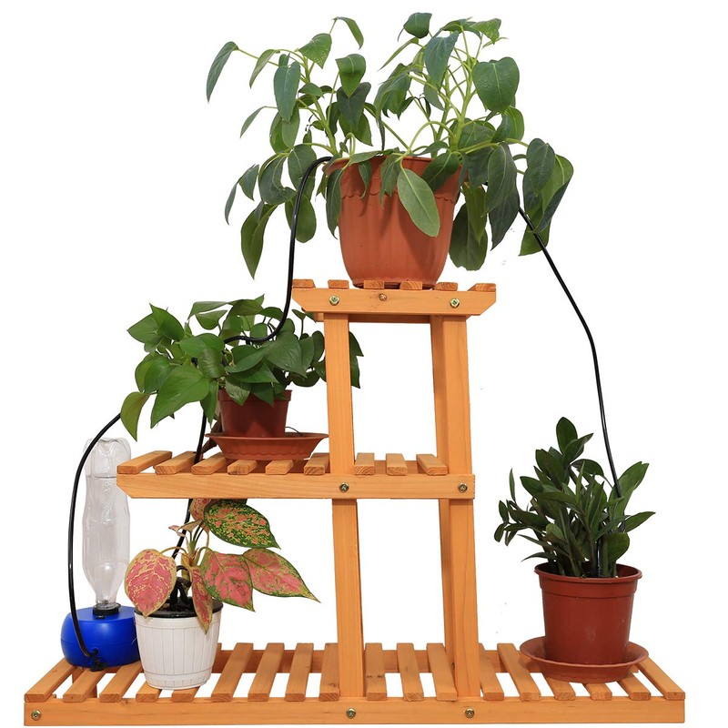 Bewässerungscomputer Micro Drip Bewässerungssystem Automatisch Bewässerung für Indoor Balkon Topfpflanzen,