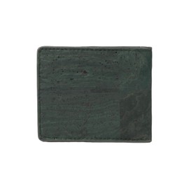 KAAMNA Cork Wallet For Men - RFID Blocking Cork Bifold Flap Wallet - Eco Friendly Vegan Cruelty Free & Non Leather - Premium stitching & Minimalist Design Credit Card & Debit Holder - (Forest Green)