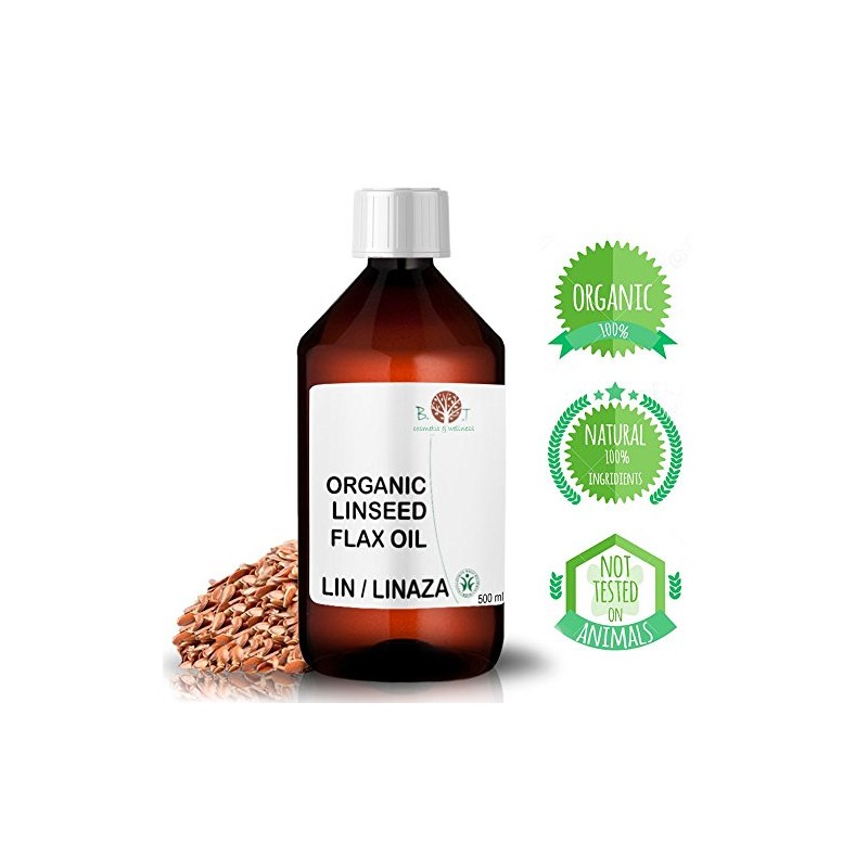 B.O.T Cosmetic & Wellness Organic Linseed Oil Rich in Omega-3