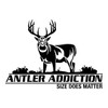 Antler Addiction Decal - Size Does Matter - Whitetail Hunting