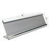 10 Pack 2" x 8" Aluminum Desk Name Plate Holder,