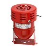 Industrial Motor Alarm Bell Red Color Steel Mini Horn Sound